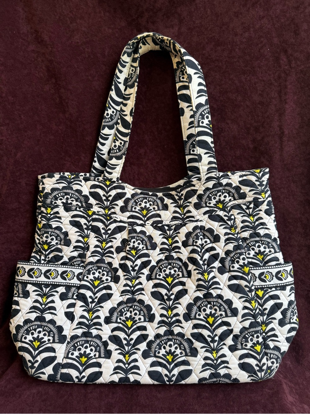 Vera Bradley Pleated Tote in Fanfare